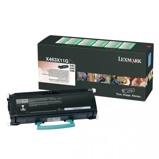LEXMARK X463X11G - originálny toner, čierny, 15000 strán