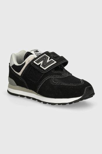 Detské tenisky New Balance 574 čierna farba, PV574EVB