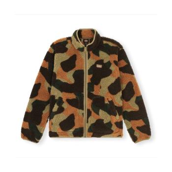 Dickies  Mount Hope Camo Fleece - Military Green  Kabáty Zelená