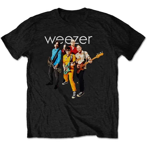 Weezer tričko Band Photo Čierna XL