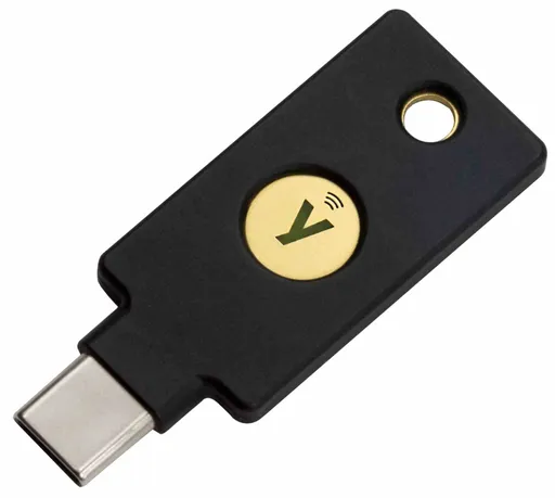 YubiKey 5C NFC - USB-C, kľúč/token s viacfaktorovou autentizáciou (NFC, MIFARE), podpora OpenPGP a Smart Card (2FA)