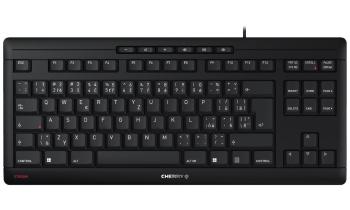 CHERRY klávesnica STREAM TKL, drôtová, USB, CZ+SK layout, čierna