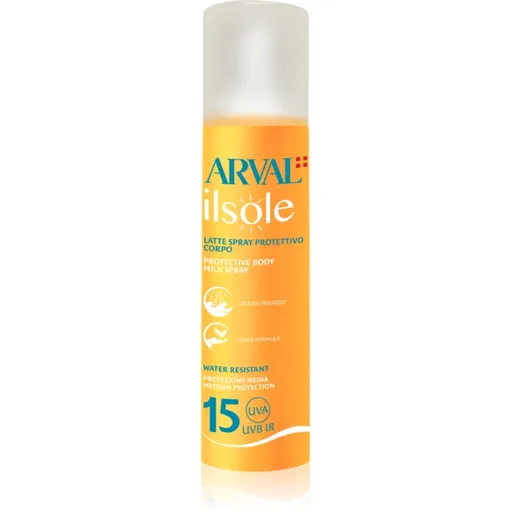 Arval IlSole Protective Body Milk Spray SPF 15 ochranné opaľovacie mlieko v spreji 200 ml