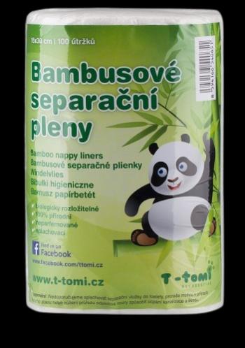 T-TOMI Bambusové separačné plienky, /rola 15 x 30 cm 100 ks