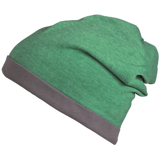 Myrtle Beach (Daiber) Ľahká čiapka MB6577 - Zelený melír / tmavošedá | uni