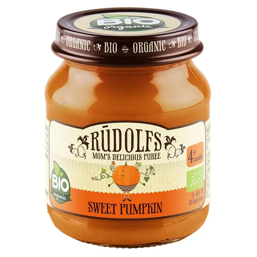 RUDOLFS Bio príkrm tekvica 4m+ 120 g