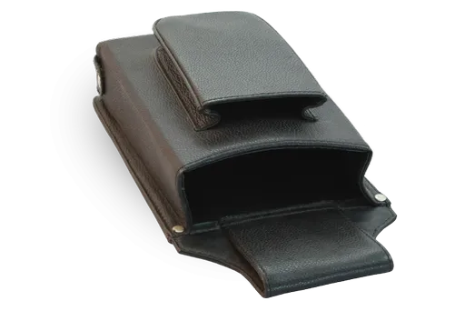 Kožené čašnícke púzdro pre fľak 613-0407-60