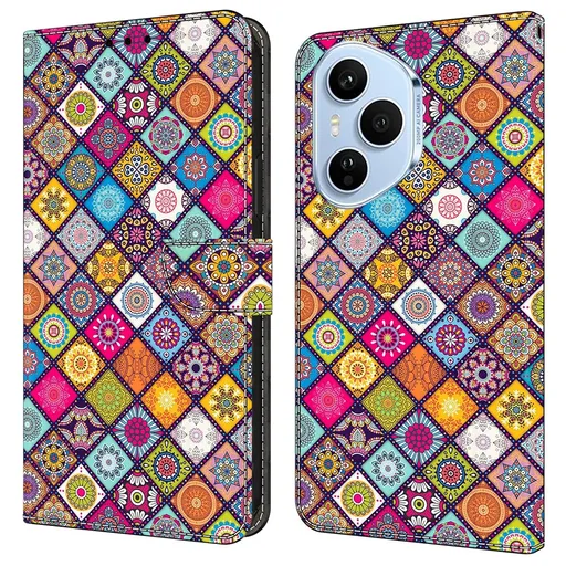 ART Peňaženkový kryt pre Honor 400 Pro 5G COLORFUL MANDALA