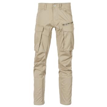 G-Star Raw  ROVIC ZIP 3D STRAIGHT TAPERED  Nohavice Cargo Béžová