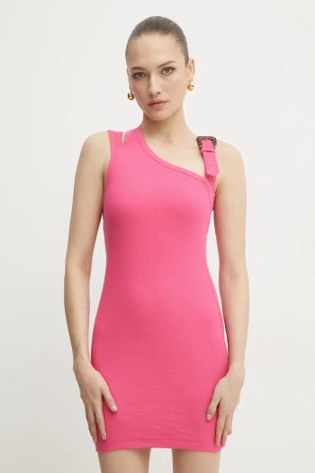 Šaty Versace Jeans Couture ružová farba, mini, priliehavé, 78HAO9A3 J0004