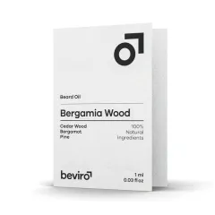 Beviro Bergamia Wood olej na fúzy vzorek 1 ml