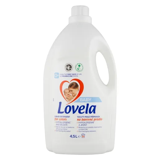LOVELA Baby Tekutý prací prípravok na farebnú bielizeň 50 praní 4,5 l