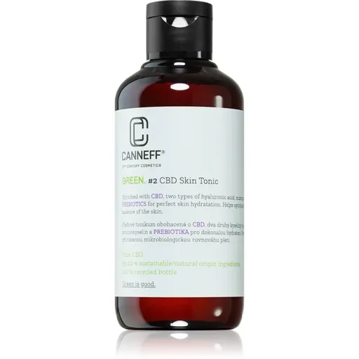 Canneff Green CBD Skin Tonic hydratačné pleťové tonikum 200 ml
