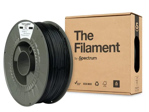 "The Filament" by Spectrum TF-24000, PLA, 1.75mm, MIDNIGHT BLACK, 1kg