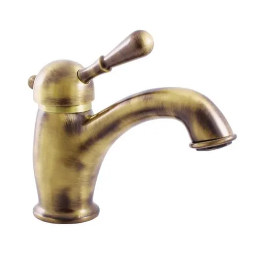 RAV SLEZÁK Labe umývadlová batéria bez výpuste stará mosadz L026.0SM