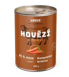Louie Adult Hovädzie s mrkvou 400 g
