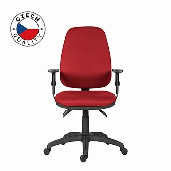 Powerton ERGO ANNA Kancelářské ergonomické křeslo, Červené