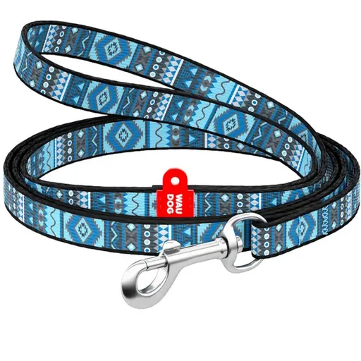 WAUDOG Vodítko pre psov Etno modré 1 kus, Veľkosť: M