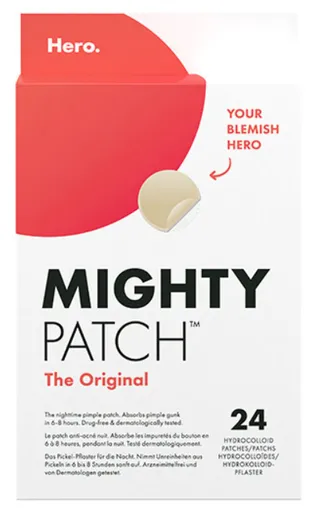 Hero. MIGHTY PATCH The Original hydrokoloidné náplasti nočné 24ks