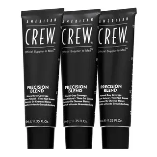 American Crew Precision Blend Natural Gray Coverage farba na vlasy pre mužov Medium Ash 5-6 3 x 40 ml