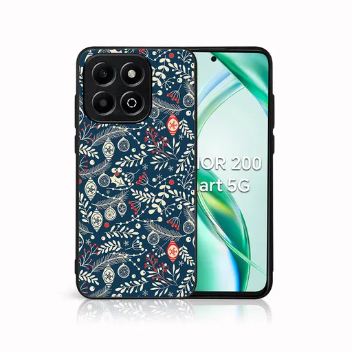 MY ART Kryt s vianočným dizajnom Honor 200 Smart 5G MISTLETOE (070)