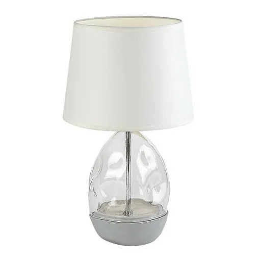 Rabalux 74227 dekoratívna stolná lampa Apolonia, biela, E27, 1x max. 40W, IP20