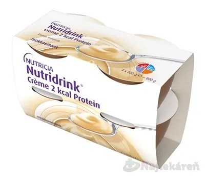 Nutridrink Crème 2 kcal Protein mocca 24x200 g (4800 g)