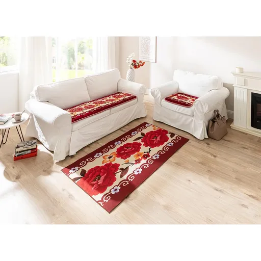 Die moderne Hausfrau Podsedák na křeslo Romantik