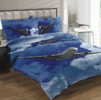 Obliečky Lietadlo  (Rozmer: 1x150/200 + 1x60/50)