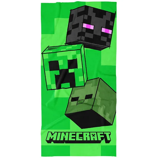 Carbotex Detská osuška Minecraft Mob Head, 70 x 140 cm