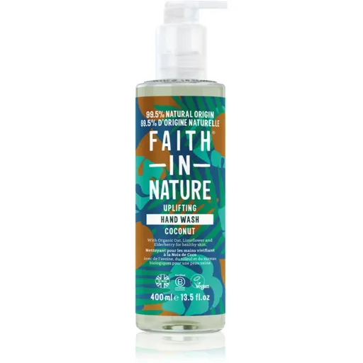 Faith In Nature Coconut prírodné tekuté mydlo na ruky s kokosovým olejom 400 ml