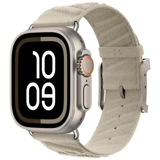 TWILL BAND Nylonový remienok pre Apple Watch 44 / 45 / 46 / 49mm béžový