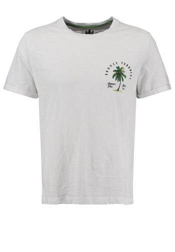 Key Largo Póló 'San Diego'  zöld / világoszöld / fekete / fehér