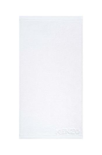 Veľký bavlnený uterák Kenzo Iconic White 92x150?cm