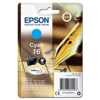 Epson 16 C13T16224012 azúrová (cyan) originálna cartridge