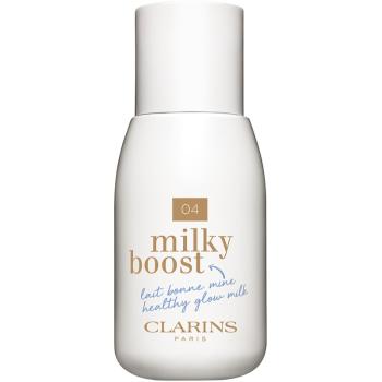 Clarins Milky Boost tónovacie mlieko pre zjednotenie farebného tónu pleti odtieň 04 Milky Auburn 50 ml