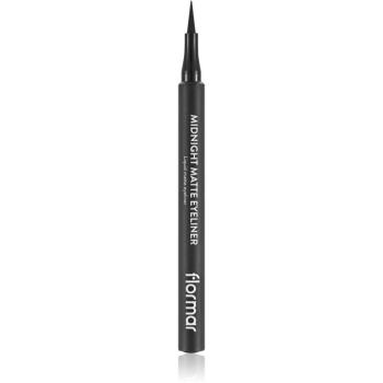 flormar Midnight Matte Eyeliner linka na oči vo fixke s matným efektom odtieň 01 Black 1,2 ml