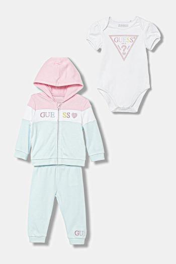 Sada pre bábätká Guess 3-pak modrá farba, S5YG02 KA6W4