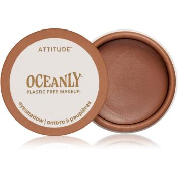 Attitude Oceanly Plastic Free Makeup krémové očné tiene s matným efektom odtieň Brown Sugar 5 ml