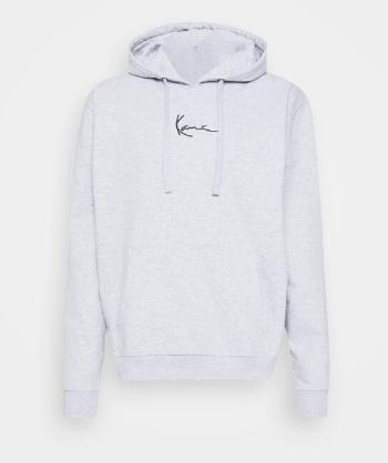 Mikina Karl Kani Small Signature Essential OS Hoodie Ash Grey - S