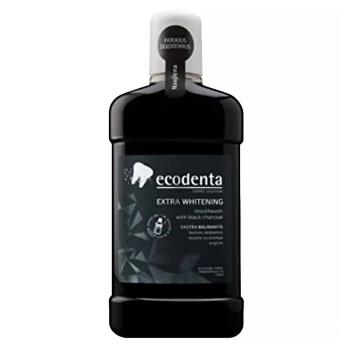 ECODENTA bieliaca ústna voda s čiernym uhlím 500 ml