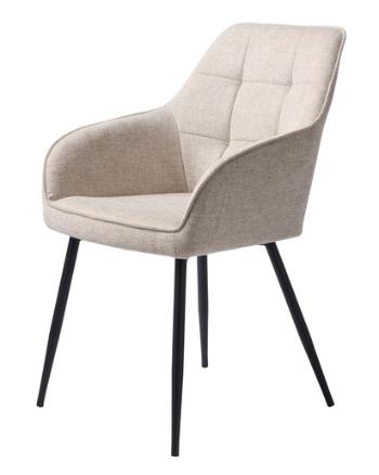 Jedálenská stolička Unique Furniture NOLAN béžová látka 50800000