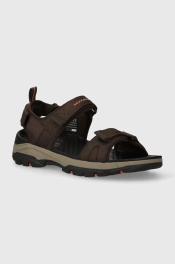 Sandále Skechers TRESMEN pánske, hnedá farba