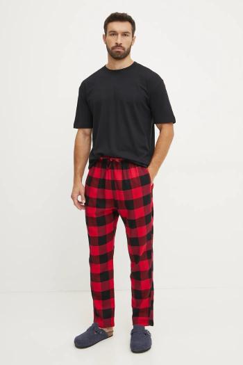 Pyžamo Hollister Co. pánske, čierna farba, vzorované, KI313-4027