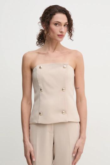 Top Marciano Guess BECKY béžová farba, jednofarebná, 5RGH10 7115A