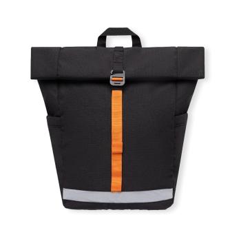 Lefrik  Lars Roll Vandra Backpack - Black Rip  Ruksaky a batohy Čierna