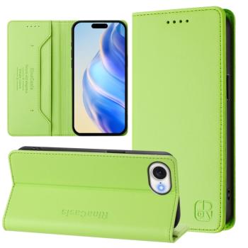 RINA Zaklápacie puzdro pre Apple iPhone 16e svetlozelené