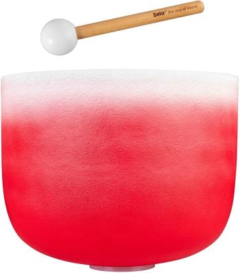 Sela Crystal Chakra Spievajúca miska 14" Red