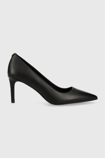 Kožené lodičky MICHAEL Kors Alina čierna farba, 40F2HNMP2L