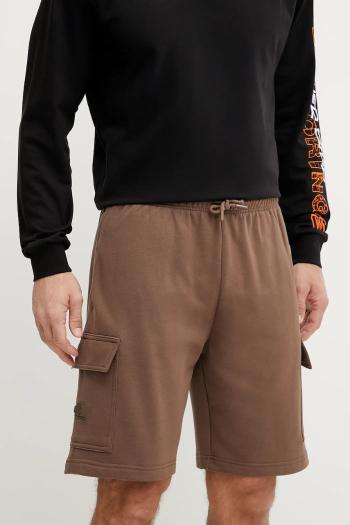 Bavlnené šortky The North Face pánske, hnedá farba, NF0A8C2Z1OI1